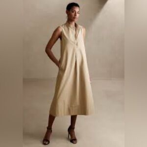 Banana Republic Factory RAVINE MIDI SHIRTDRESS — NWT Size S